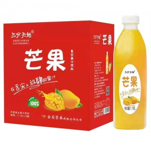三分天地芒果复合果汁饮料1.18Lx6瓶