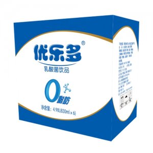 优乐多乳酸菌饮品外箱