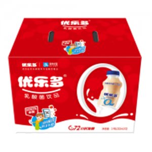 优乐多乳酸菌饮品外箱-原味
