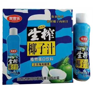 家家乐生榨椰子汁植物蛋白饮料箱装
