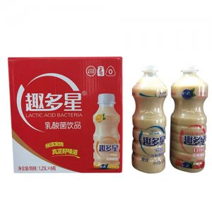 趣多星乳酸菌饮品1.25Lx6瓶