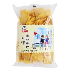 贪嘴蛙天津茶点锅巴巴西烤肉味218g