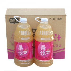 盛宝冠桃汁饮料2.58Lx6瓶