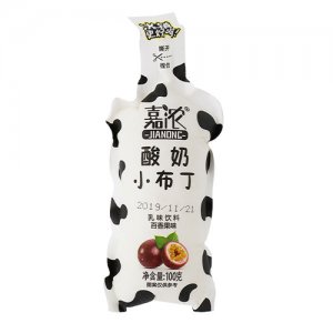 嘉浓酸奶小布丁百香果味100g