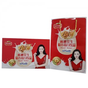 家乡果园核桃花生复合蛋白饮品礼盒