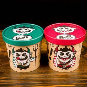 巨人族酸辣粉绿桶装