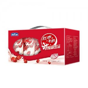 明太郎核桃牛奶乳酸菌饮品 开窗礼盒装