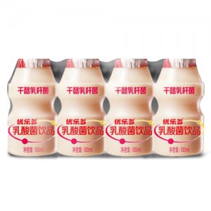 优乐多乳酸菌饮品  整排