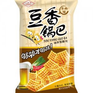 兴华豆香锅巴牛肉味称重