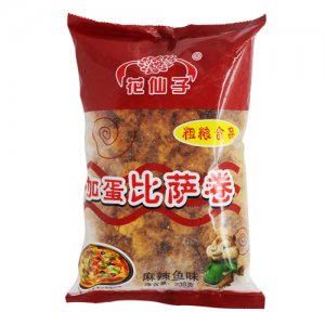 花仙子加蛋比萨卷麻辣鱼味238g