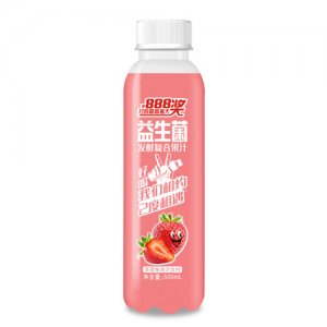 椰鲜世家益生菌发酵复合果汁草莓味500ml