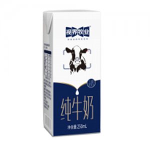 视界牧业纯牛奶