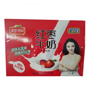 家乡果园红枣牛奶500mlx15瓶