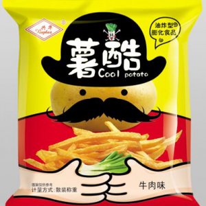 兴华薯酷土豆条牛肉味称重