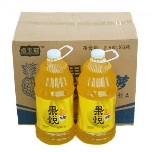 盛宝冠果悦菠萝汁饮料2.58Lx6瓶