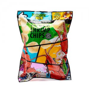 美伦多嗨皮蒜香味虾片袋装