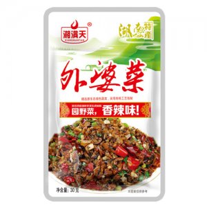 湘满天外婆菜香辣味30g