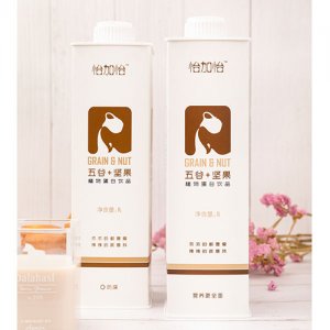 怡加怡五谷+坚果植物蛋白饮品1Lx2瓶