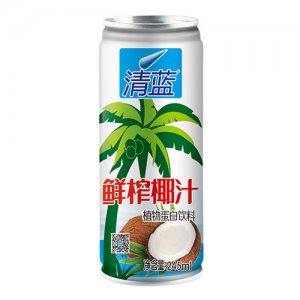 清蓝鲜榨椰汁饮料245ml