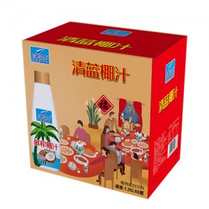 清蓝椰汁饮料1.25Lx6瓶