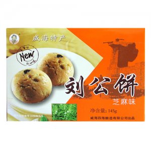 四海145g刘公饼芝麻味