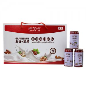 怡加怡无糖五谷坚果饮品180mlx12罐