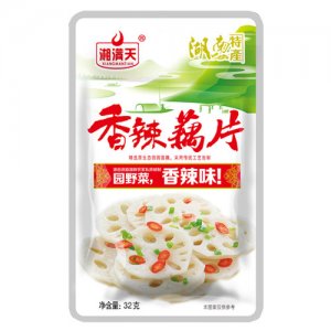 湘满天香辣藕片香辣味32g