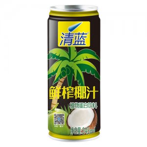 清蓝鲜榨椰汁245ml