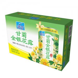 清蓝甘菊金银花露植物饮料310mlx24罐