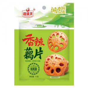 湘满天香辣藕片休闲菜2元包75g