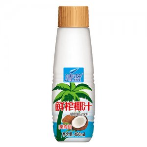 清蓝鲜榨椰汁450ml