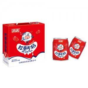 汾滨红枣牛奶245mlx12罐