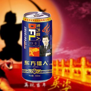 东方猎人啤酒蓝罐500ml