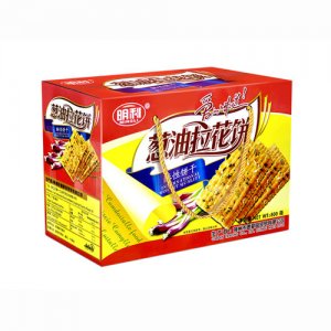 明利葱油拉花饼800克