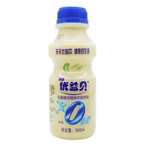 优益贝乳酸菌饮料原味340ml
