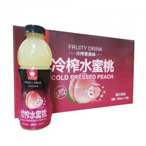 太行中饮冷榨水蜜桃汁饮料500mlx15瓶