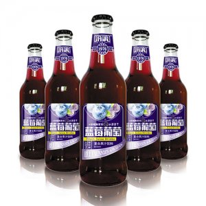 汾滨蓝莓葡萄复合果汁饮料330mlx6瓶