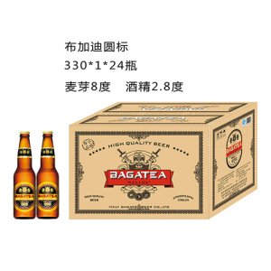 布加迪圆标啤酒330mlx24瓶
