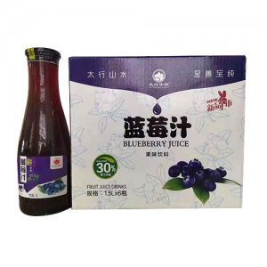 太行中饮蓝莓汁1.5Lx6瓶