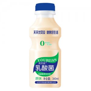 优贝安乳酸菌饮品原味340ml
