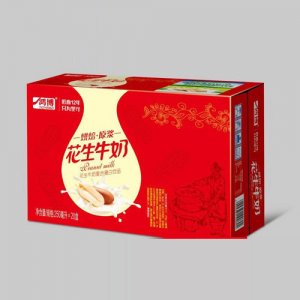 鸿博 花生牛奶250mlx20盒