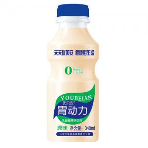 优贝安胃动力乳酸菌饮品原味340ml