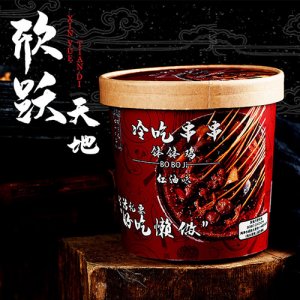 欣跃天地冷吃串串钵钵鸡红油味盒装