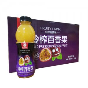 太行中饮冷榨百香果汁饮料500mlx15瓶