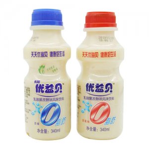 优益贝乳酸菌饮料340ml