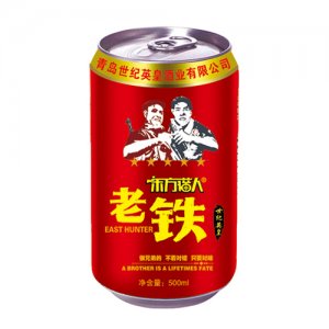 东方猎人老铁红罐啤酒500ml