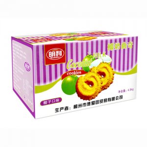 明利椰奶曲奇饼干箱装
