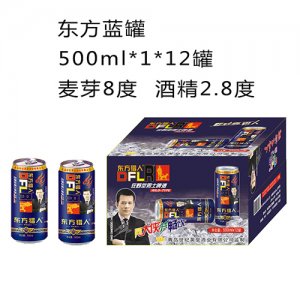 东方猎人蓝罐啤酒500mlx12罐