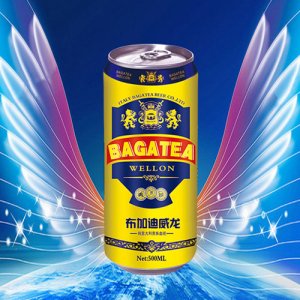 布加迪威龙啤酒蓝金罐500ml
