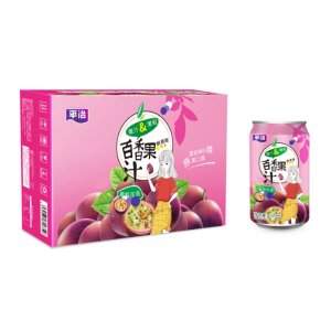平治百香果汁饮料320mlx24罐